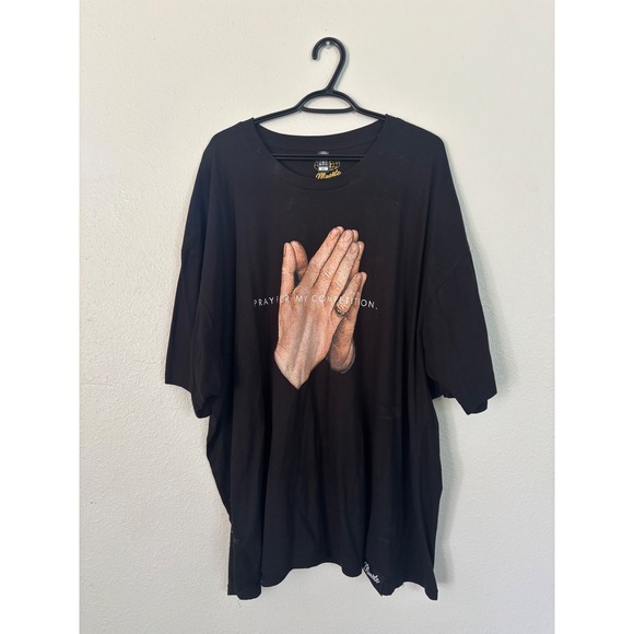 Muerte Other - Muerte Hustle Daily Pray For My Competition Graphic T-Shirt Black 4XL Mens